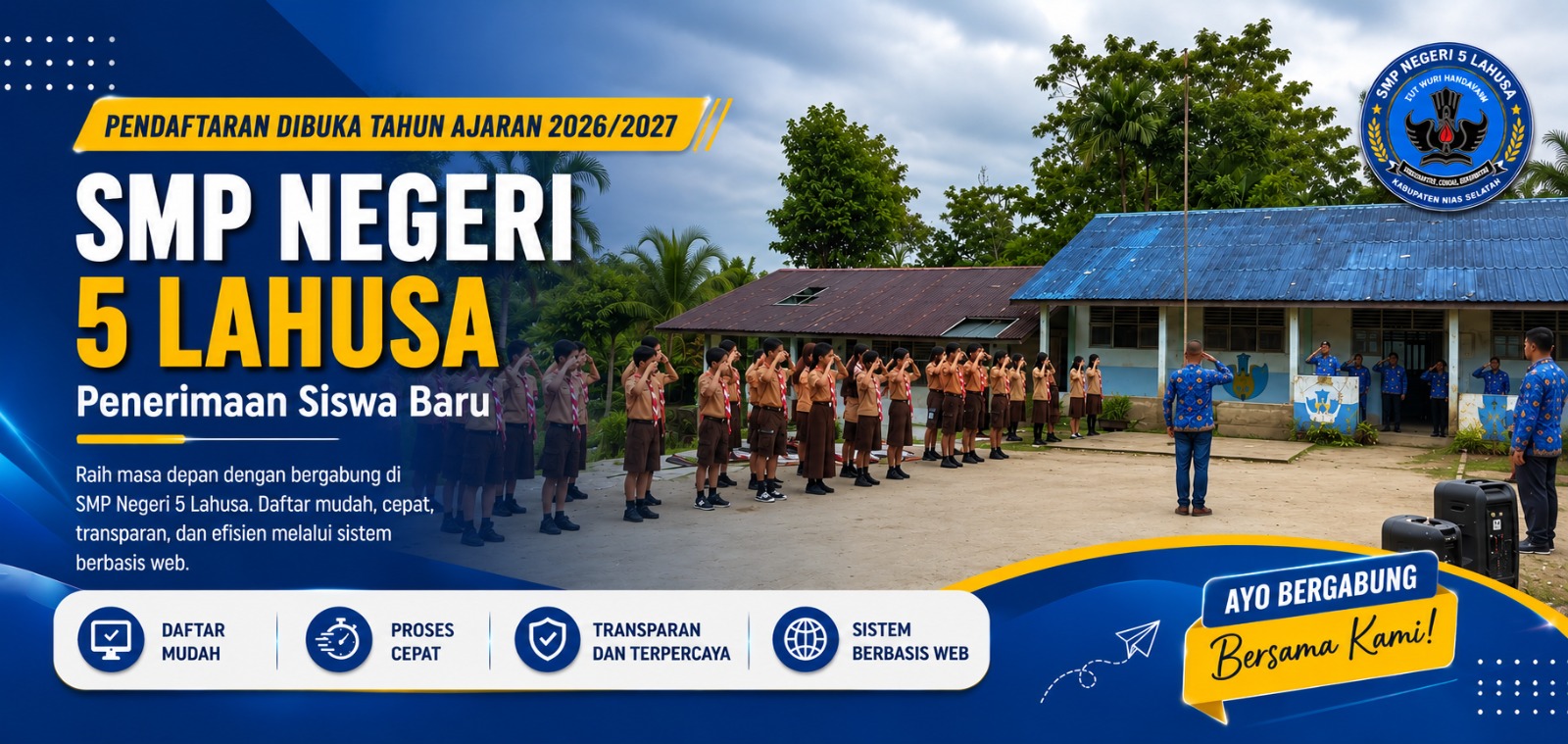 Banner Beranda SMP Negeri 5 Lahusa